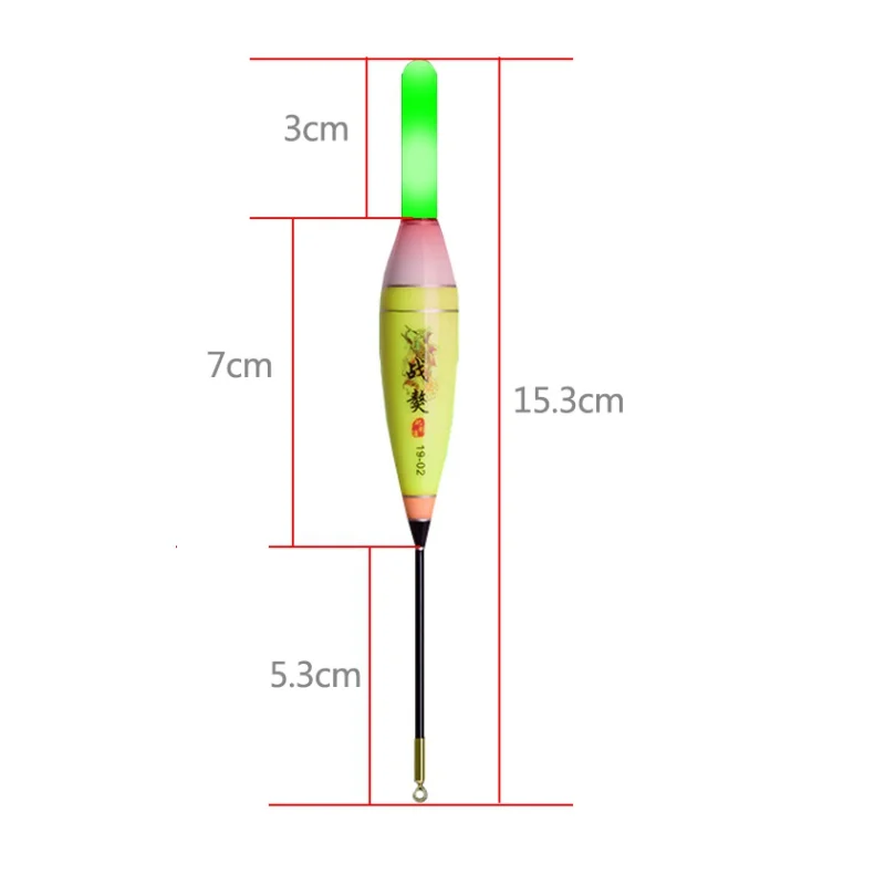 LED Electric Float Light Fishing Tackle Fishing Float Luminous Electronic Fish Buoys With Battery Nighting Fishing Accessories