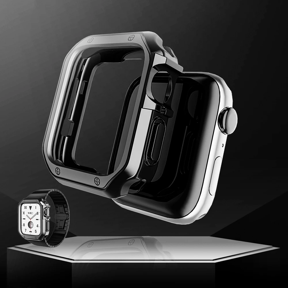 Watch Protective Case for apple watch 7 SE 6 5 4 3 45mm 44mm 42mm 41mm 40mm 38mm iwatch Soft TPU Protector Shell Plating Bumper | Наручные