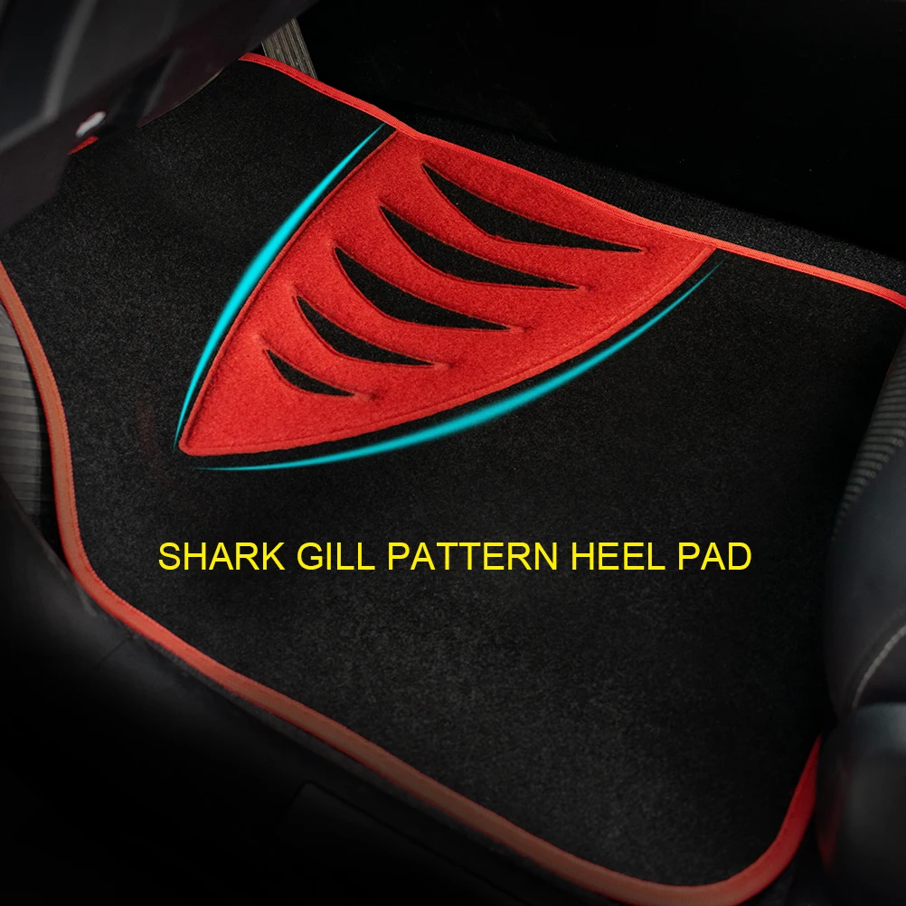 Set Car Floor Mat Carpet Mats Universal Cover Protector Nonslip Pad Clips Fastener Seat Front Rear Liner Trunk Boot Auto Styling floor mat car floor mats floor mats