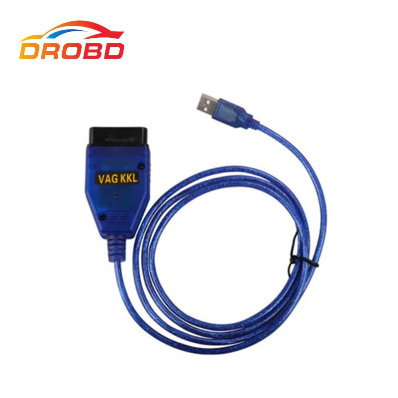 VAG KKL 409.1 OBD2 K Line KWP2000 ISO9141 USB Auto Scanner Scan Tool ...