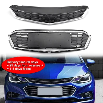 

Areyourshop New Front Bumper Upper Grill Middle Lower Grille For Chevrolet Cruze 2016 2017 2018 Car Accessories Parts