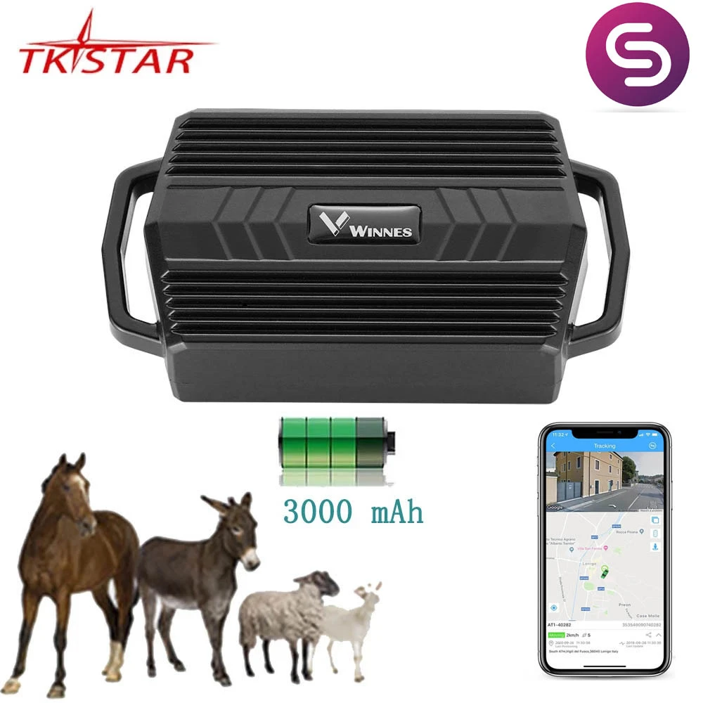 TKSTAR GPS Tracker Animal For Cow Camel Sheep TK935 3000mAh Locator  Waterproof Car Magnet Voice Monitor Free Web APP PK TK905