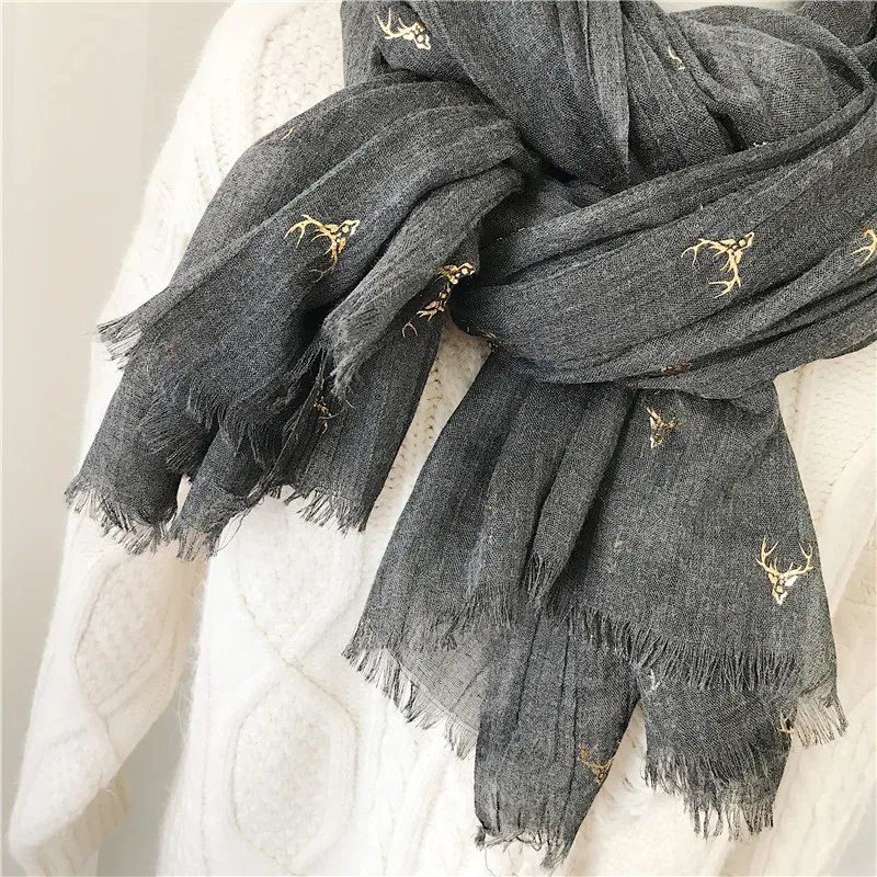 Chinese quality silk New style autumn and winter lady fashion Colour matching foulard shawl women print cotton head scarf
