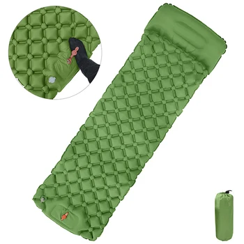 

Ultralight Outdoor Air Mattress Moisture-proof Inflatable TPU Camping Mat Sleeping Pad With Inflating Bag