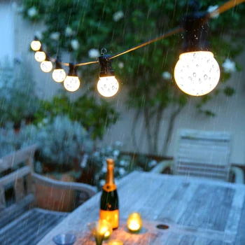 

LED String Light Outdoor Fairy Lights Garland 8m 13m G50 Bulbs Garden Patio Wedding Christmas Decoration Light Chain Waterproof