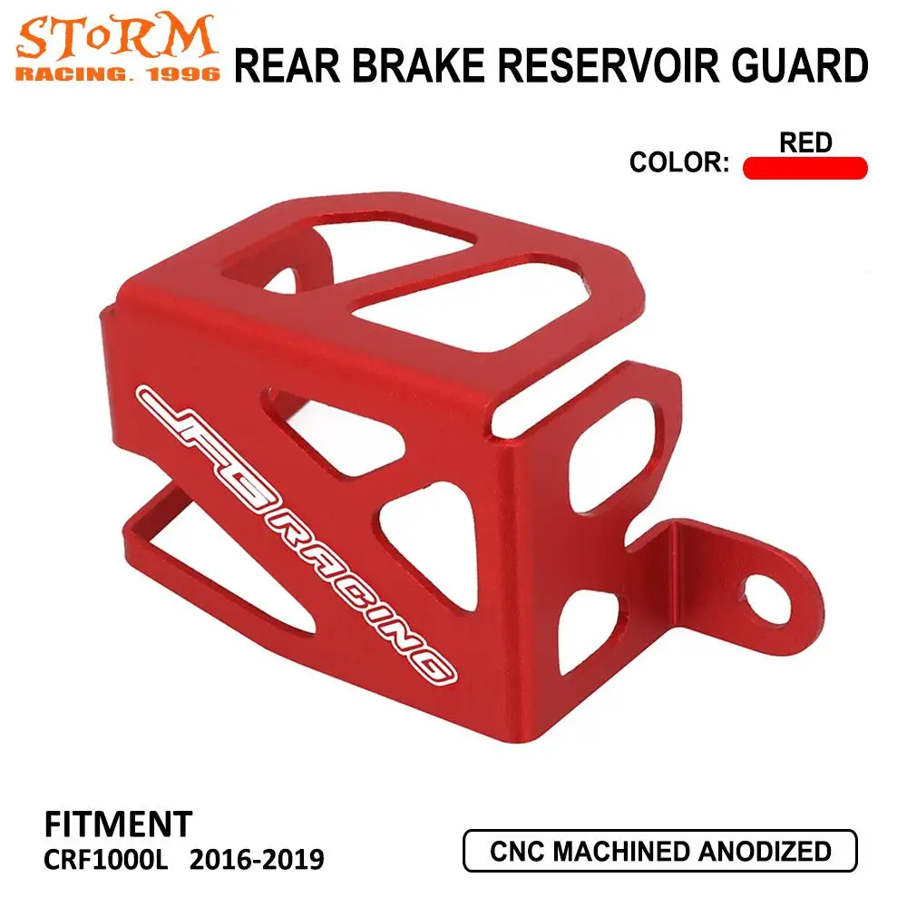 

2016-2019 CNC Aluminum FOR Honda CRF1000L CRF 1000L 1000 L Motorcycle Rear Brake Reservoir Guard Cover Protect Protection