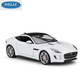 

WELLY 1:24 JAGA F-Type Coupe Die-casting Simulation Alloy Car Model Collection Kids Metal Toy Car Decoration Gifts for Boys