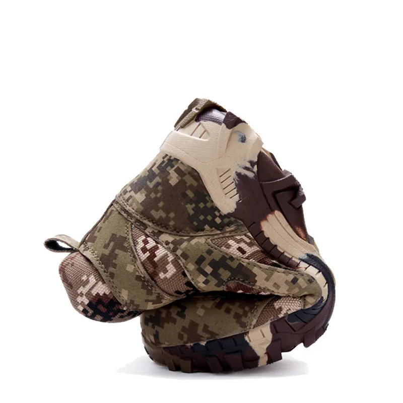 Size38-46 толстые шерстяные зимние ботинки мужские теплые армейские ботинки Военная Маскировочная Военная обувь высококачественные Нескользящие мужские зимние кроссовки