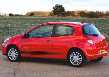 

For 2Pcs/Pair Renault CLIO 2x side stripes body decals vinyl graphics sticker logo