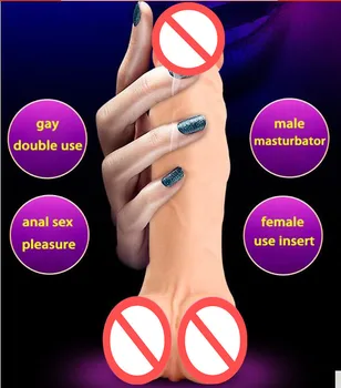 Gay Hollow Realistic Dildo Artificial Vagina Pocket Pussy Penis Sleeve Cock Extender Masturbator Sex Toy Adult 2