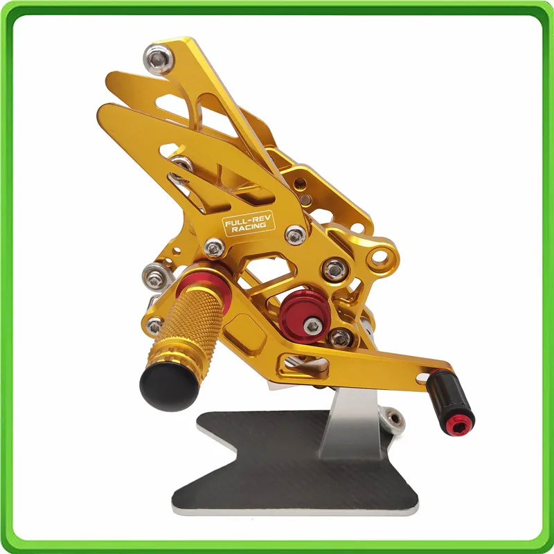 

Adjustable Rearsets Rear set sets Foot Rest Pegs Pedal for Yamaha YZF-R25 & YZF-R3 2013 2014 2015 2016 2017 2018 2019 2020 Gold