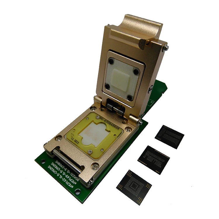 

ANDK 3 IN 1 eMMC153/169 eMCP162/186 eMCP221 Test Socket Reader BGA153 BGA169 BGA162 BGA186 BGA221 Data Recovery Clamshell socket