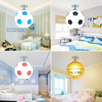 

Football ceiling lamp aisle lamp basketball led children bedroom lamp cartoon lamp men and women room eye protection lampLB02219
