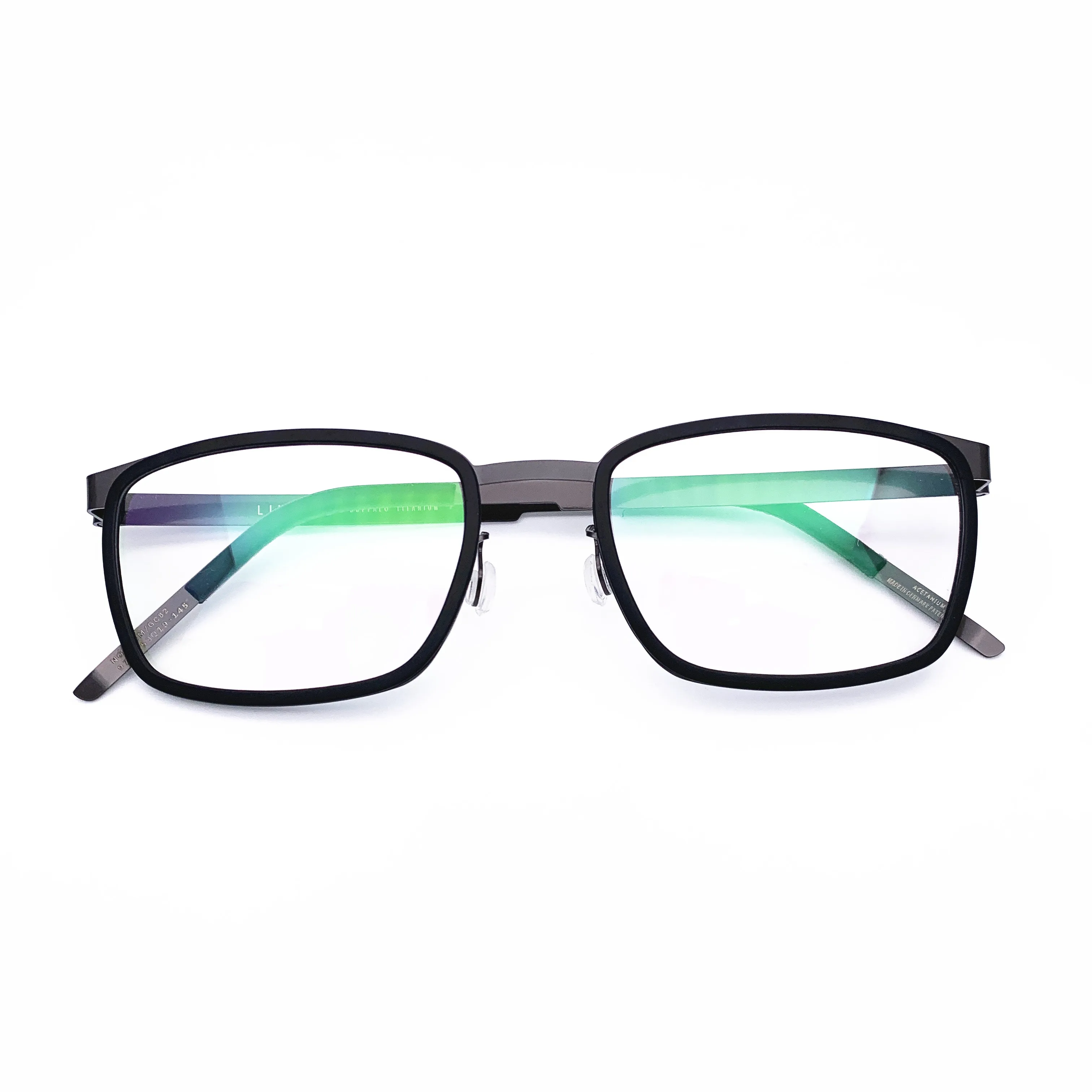 

Belight Optical Brand Design Square Acetate with Titanium Mens Glasses Frames Designer EyeGlasses Prescription Eyewear 9711