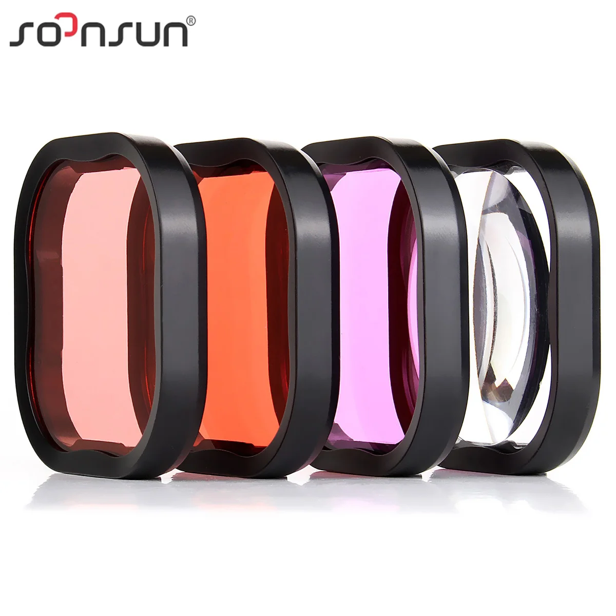 SOONSUN Filter Kit for GoPro Hero 12 11 10 9 8 Black Magnifier Red Magenta  Diving Color Filters for Go Pro Housing Accessories - AliExpress