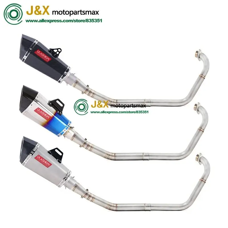 Полная выхлопная система мотоцикла Escape slip on для yamaha YZF R15 MT15 MT-15 2008- средняя труба глушителя DB-Killer