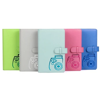 

Photo Album Business Card Holder Large Capacity Color Storage Clip PU Leather Instant Photo Album Picture Case