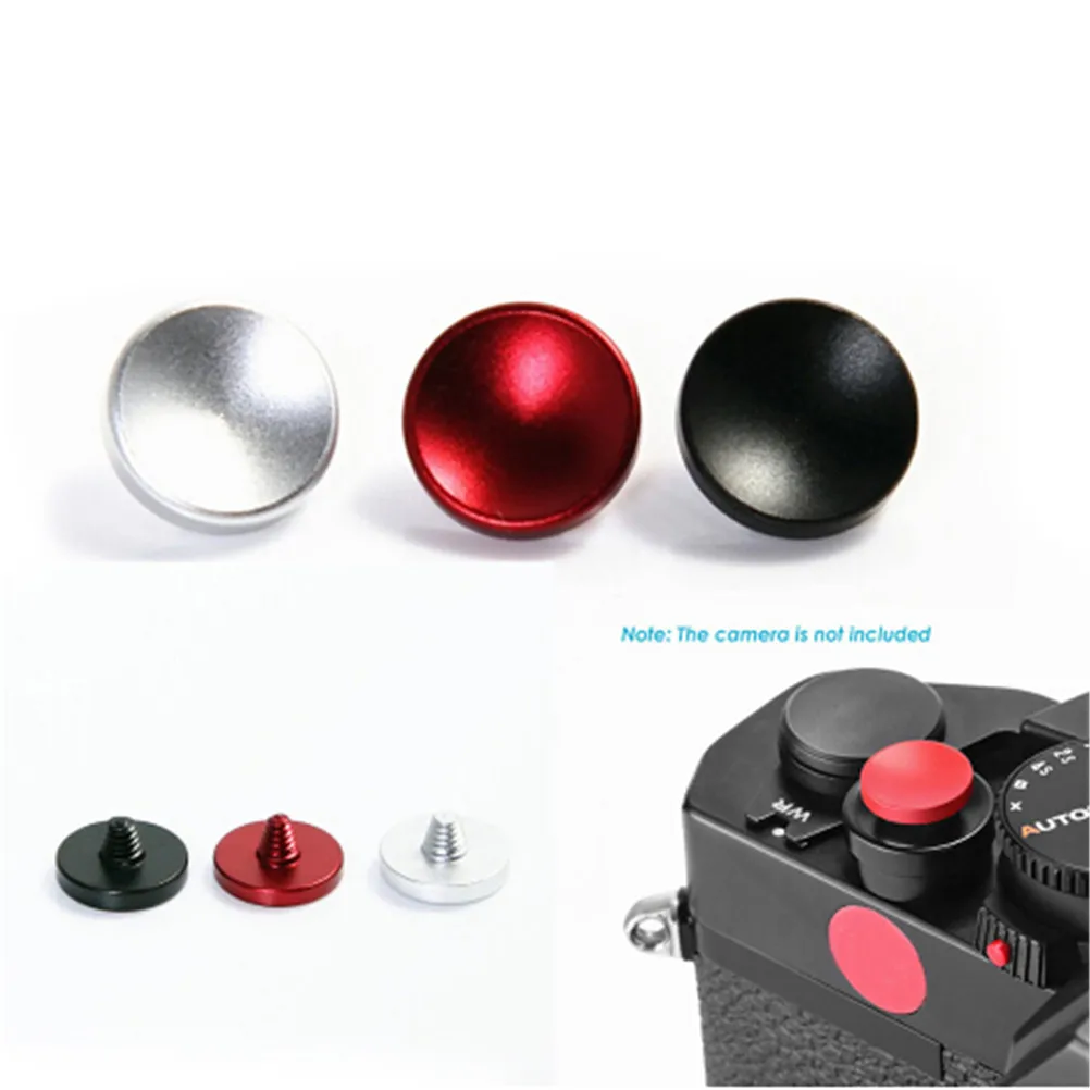 Camera Remote Shutter Release Camera Remote Shutter Button 3pcs Metal Concave Surface Camera Soft Shutter Release Button For Fujifilm/Fuji XT20 X100F X-T2 X100T X-T10 X20
