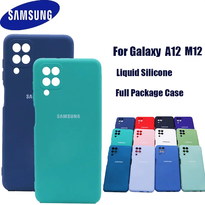 Samsung Galaxy A12 M12 6.5inch Case High Quality Soft Silicone Cover Protector Shell With Logo&ampButtons | Мобильные телефоны и