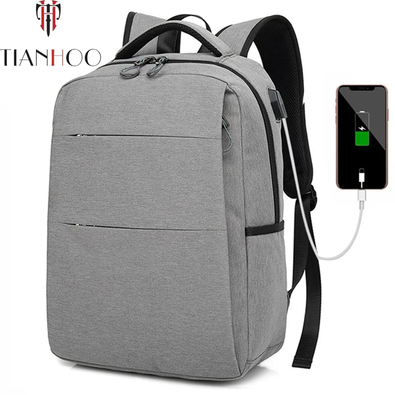 

TIANHOO Business Backpack Men's Shoulder Trendy Travel Bag Casual Simple Fashion Laptop Bagpack