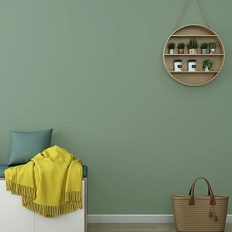 

Modern Solid Color Wallpapers Living Room Bedroom Walls Decor Nordic Non Woven Light Green Wall Paper papel de pared