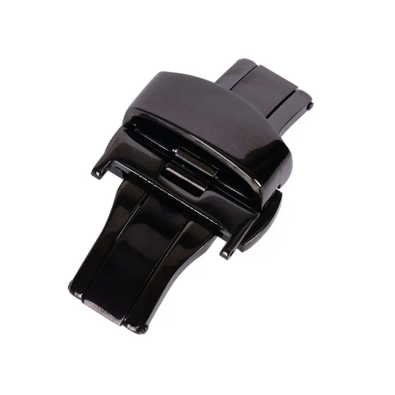 

Butterfly Deployment Watch Bands Double Push Button Fold Strap Buckle Clasp 16/18/20/22/24mm Men's Women's Watch Accessories*