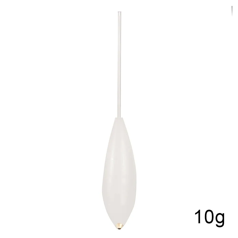 

White Acrylic Fishing Float 10/15/20/30g 1pcs Equipement Floating Half-Sinking Tackle Hot Sale Practical Useful