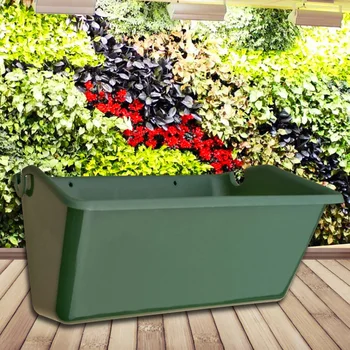 

Newly Flower Pots Hanging Herb Holder Box Balcony Garden Wall Hook Succulent Bonsai Plant Pot TE889