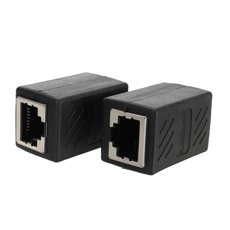 2 шт. RJ45 муфта встроенный Cat7/Cat6/CAT5e Ethernet кабель удлинитель адаптер мягкий (RJ 45)