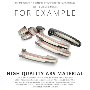 

Black Door Handle Cover Waterproof 8pcs Trim For Jeep Grand Cherokee WJ 1999-2004 Decal