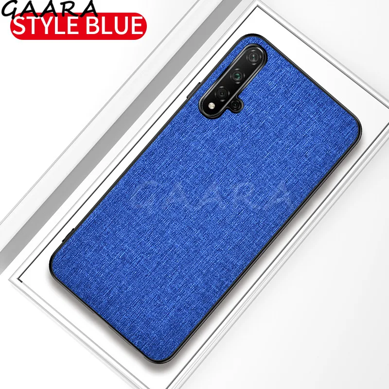 

Ultra-thin Cloth Phone Case for Huawei P20 P30 Y7 Pro Lite Y6 Y9 Prime 2019 Luxury Soft Silicone Cover Nova 3 4 5 Pro 5i 3E 4E