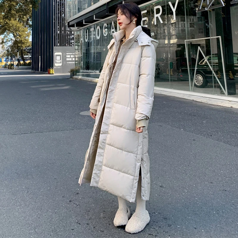 

Long Coat And Jacket Black Womens Winter Woman Parkas Quilted Oversized Warm 2020 New Korean Style Plus Size Clothing Hooded