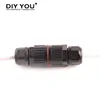 IP68 Waterproof Wire Connector Electrical Cable 2/3 Pin Outdoor Plug Socket Waterproof Straight Connector Quick Screw Connection ► Photo 2/6