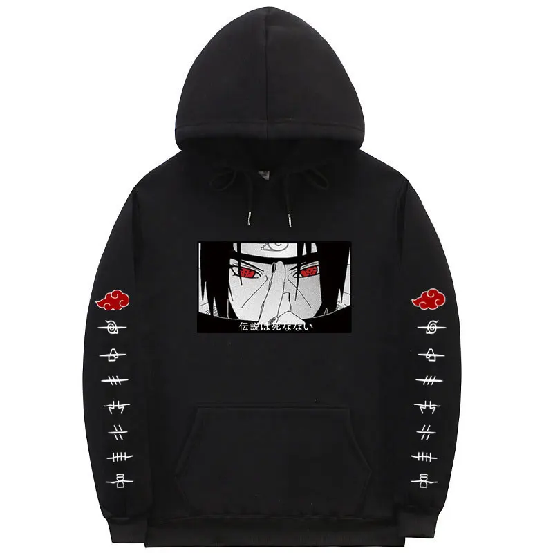 

Naruto Hooded Uchiha Itachi Akizuki Print Hoodie Sweatshirt Harajuku Men's Hoodie Men Ladies Japanese Anime Naruto