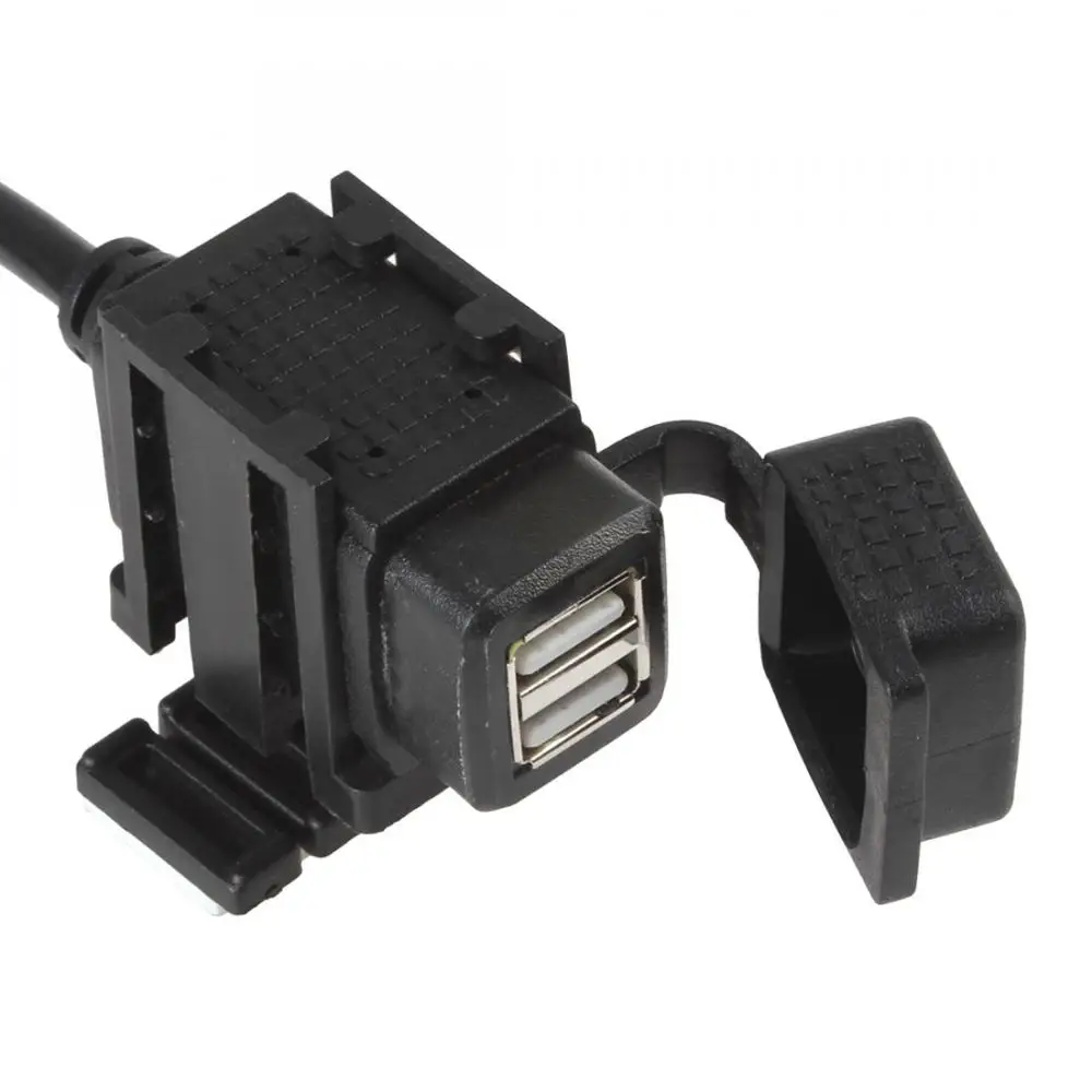 Мотоцикл мобильный телефон gps водонепроницаемый двойной USB порт питания розетка зарядное устройство