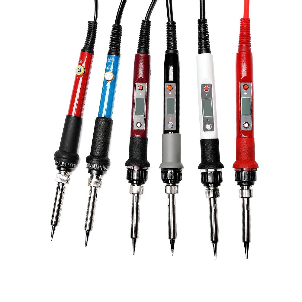 Practical electric soldering iron 80W LCD digital display temperature adjustable soldering iron tip 220V soldering tool kit