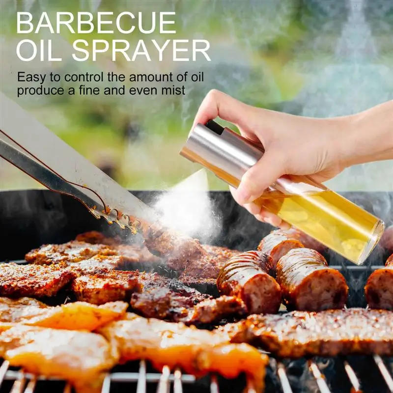 Портативный распылитель масла Диспенсер стеклянная бутылка для распыления масла для наружного и внутреннего