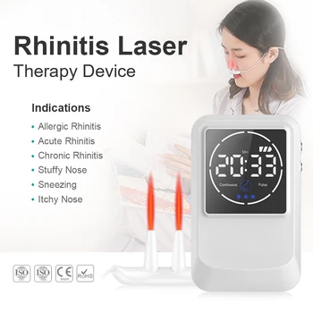 

Laser Therapy Device Nose Irradiation Cholesterol Phototherapy Instrument For Rhinitis Sinusitis Nasal Polyps