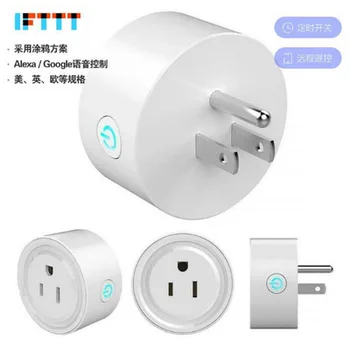 

4PCS Smart Plug WiFi Power Socket US Plug Switch Control For Mobile Phone Connected Wifi Smart Socket EU/US Plug