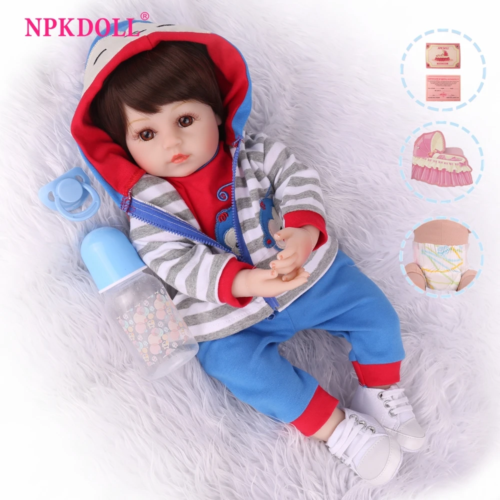 Boneca Кукла реборн NPKDOLL игрушки Реалистичные Силиконовые reborn baby doll восхитительные boneca реборн игрушки для детей девочка