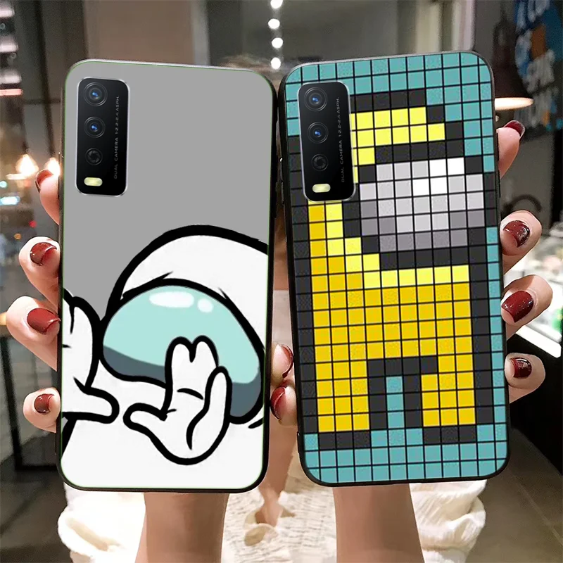 Забавная игра Силиконовый чехол для vivo y20 y30 y50 y53 y52 y31 Y70s Y12 Y11 Y18 Y19 Y15 Y51 Y85 Y97 |