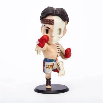 

Art Red And Blue Boxer 4D XXRAY Master Dissected Mighty Jaxx Jason Freeny Figurine Plastic Crafts Home Decoration R3658