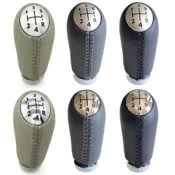 

5 Speed Leather MT Gear Shift Knob for Renault Megane II MK2 Pen Gear Head Ball E7CA