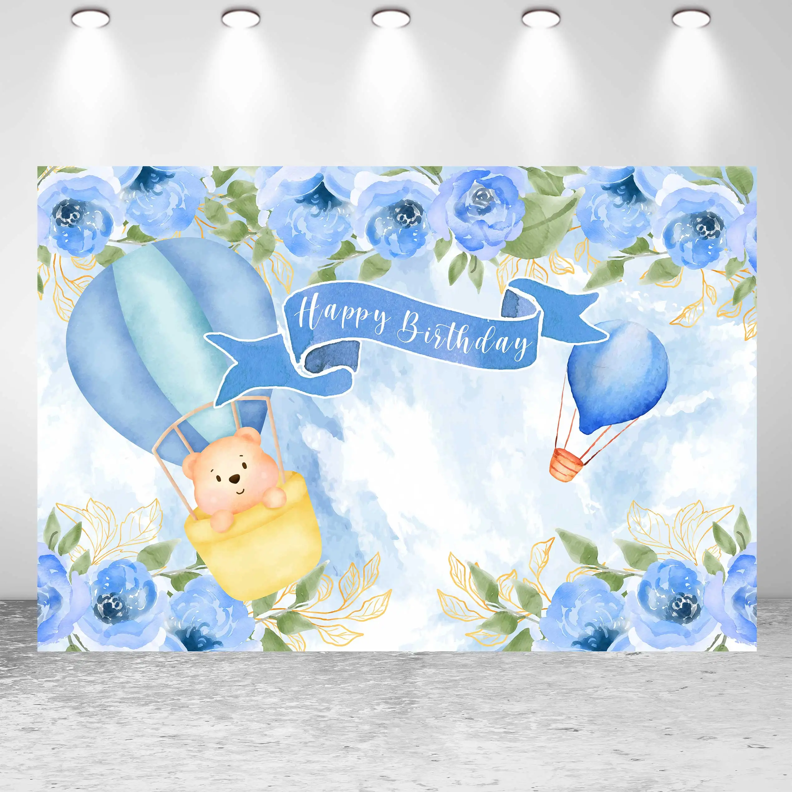 

NeoBack фон для фотосъемки с надписью "Happy Birthday"