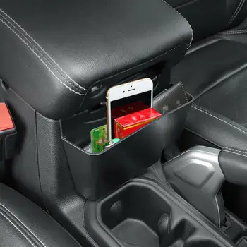 

Car Rear Armrest Storage Box Organizer Barrel Case For Jeep Wrangler JL JT 2018-2020 Black High Quality Stowing Tidy Accessorie