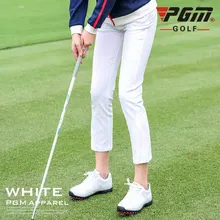 PGM брюки для гольфа женщины и девочки весна Спортивные брюки высокая эластичность средняя и низкая талия брюки KUZ050