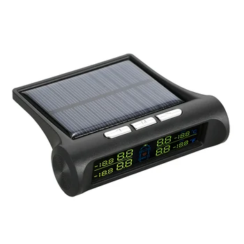 

Hot Smart Car TPMS Tyre Pressure Monitoring System Solar Power charging Digital LCD Display Auto Security Alarm Systems