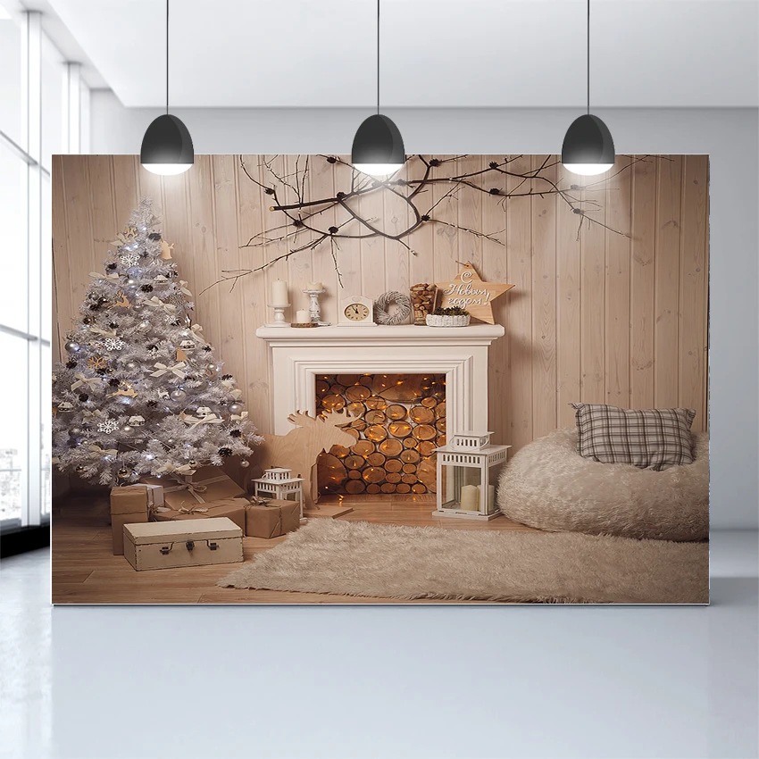 Тканевый фон для фотосъемки с рождественской тематикой, вечерние фотостудии для детей, зимняя Рождественская фотография, декор интерьера