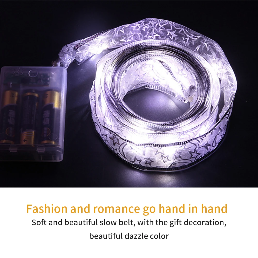4M 40 Led Bulbs LED Christmas Holiday Light Battery-Powered String Lights For Home Garden Party Decoration Lamp | Лампы и освещение