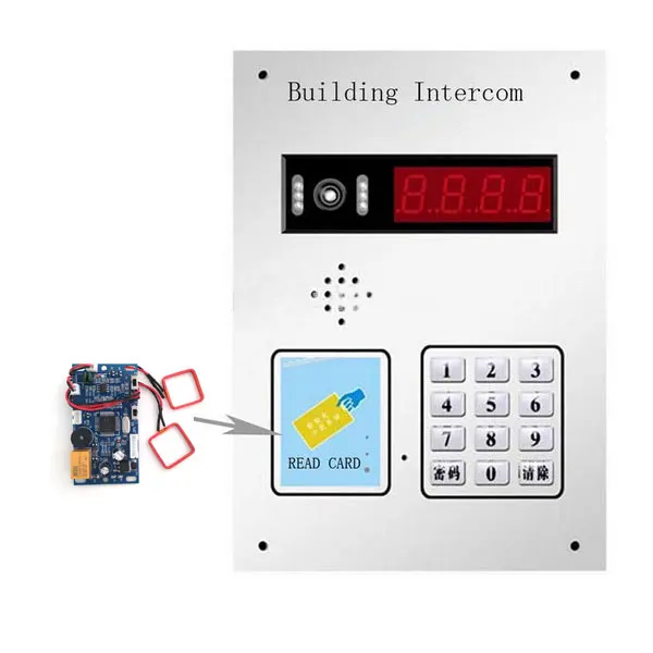 RFID Two Way Embedded Door Access Control Access Control Two Side Swipe Card  With 2pcs Mother Card 10pcs Em Key Fob Min:1pcs